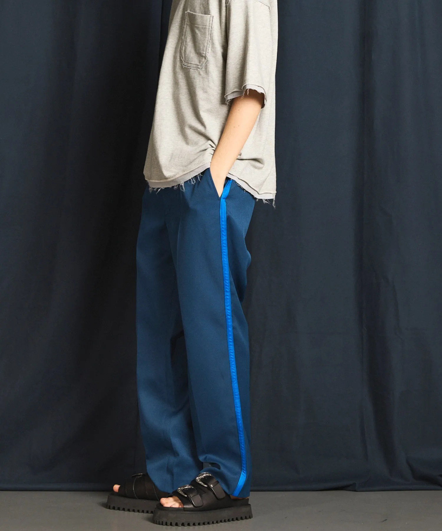 Side Line Twill Straight Pants