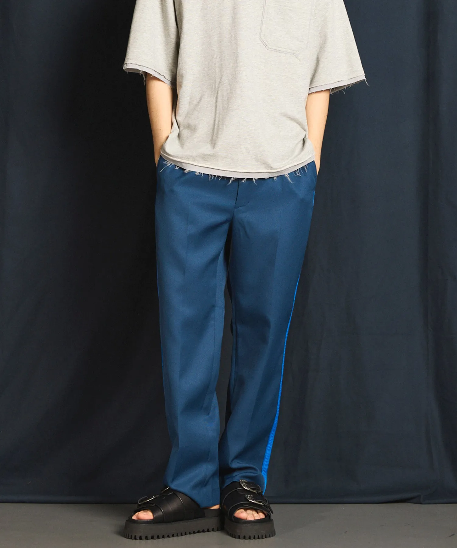 Side Line Twill Straight Pants