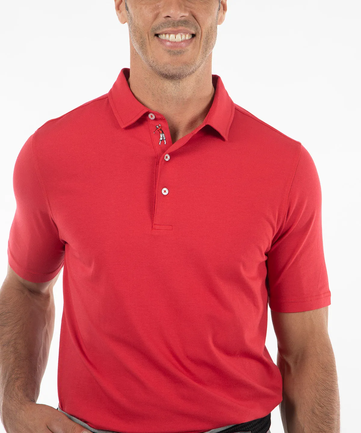 Signature Liquid Cotton Short-Sleeve Polo