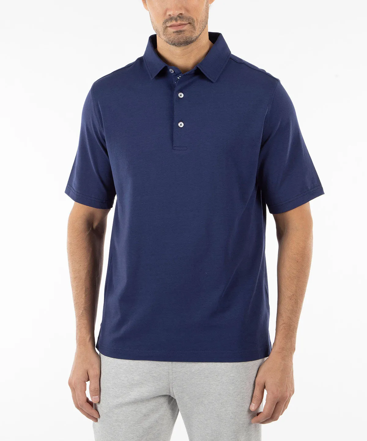 Signature Liquid Cotton Short-Sleeve Polo