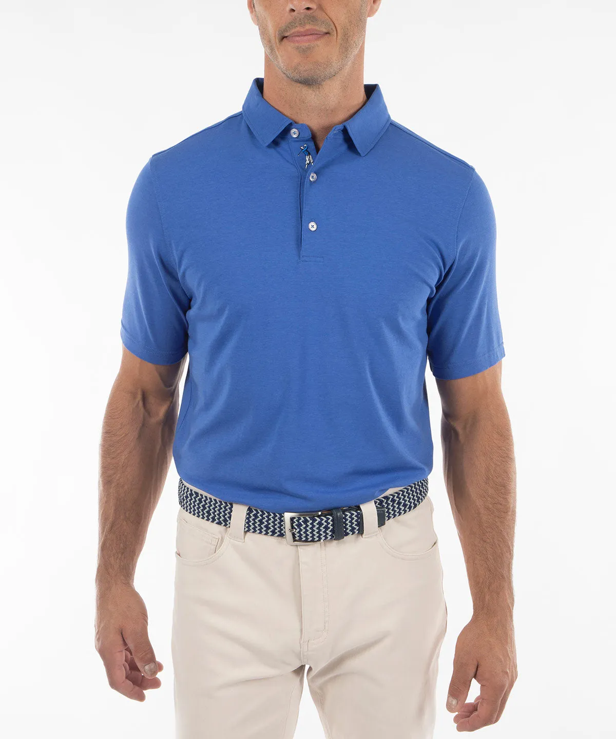 Signature Liquid Cotton Short-Sleeve Polo