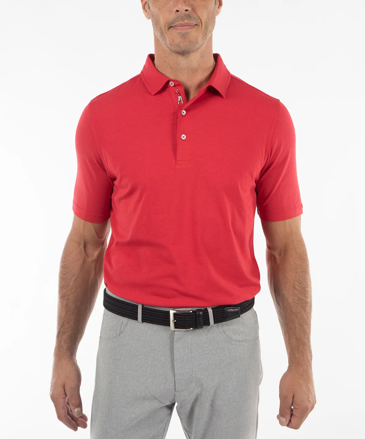 Signature Liquid Cotton Short-Sleeve Polo