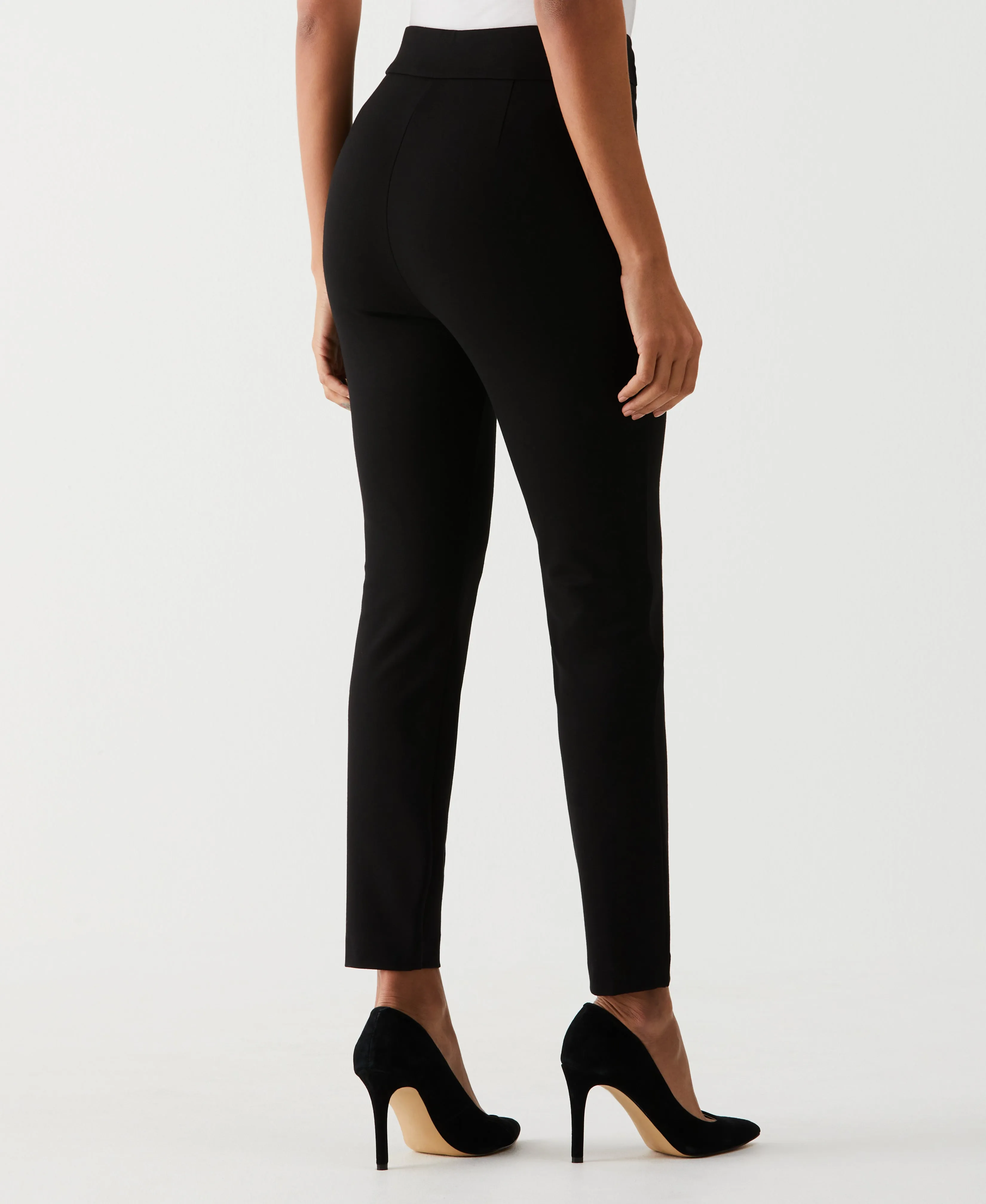 Slim Leg Ankle Pant with Hardware