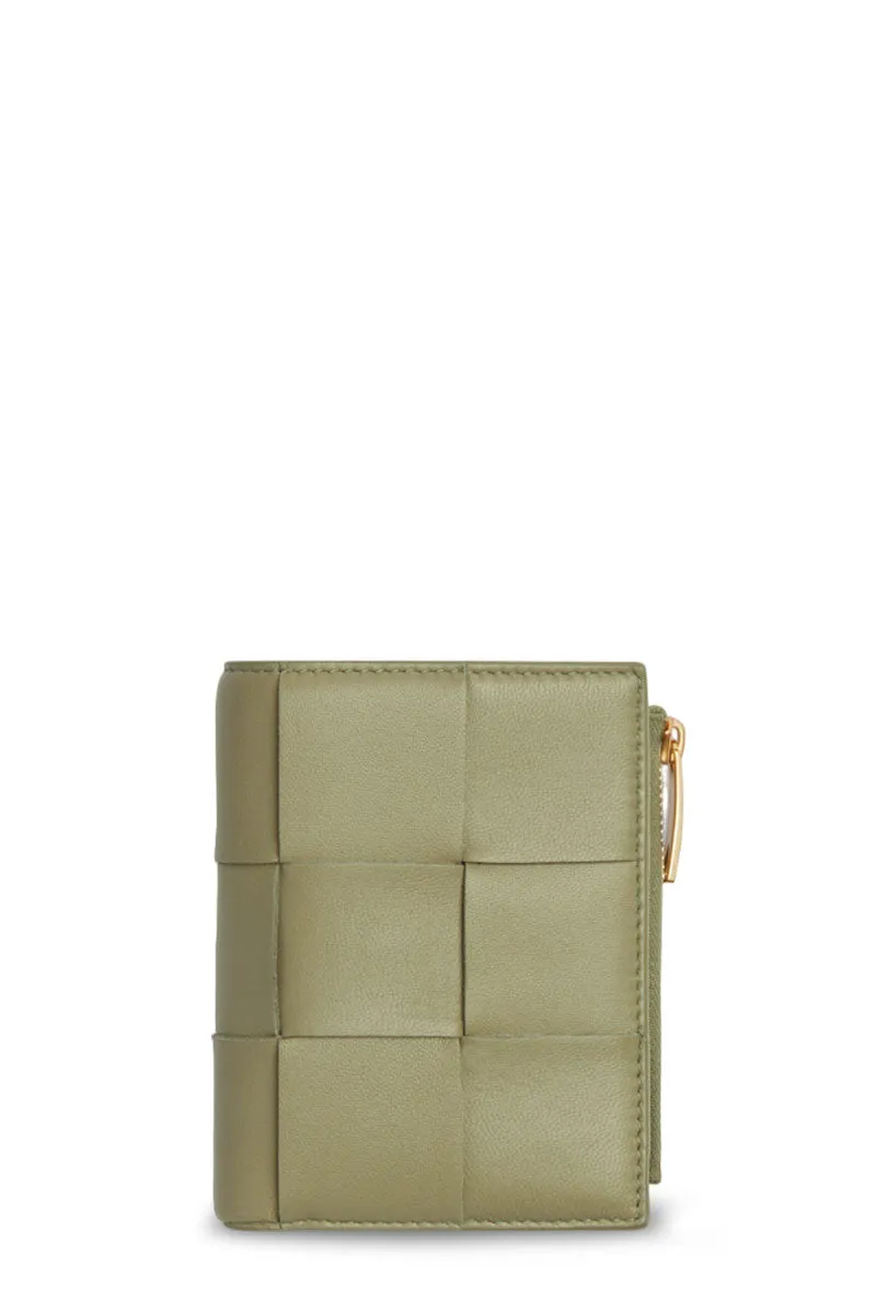 Small Bi-Fold Zip Wallet