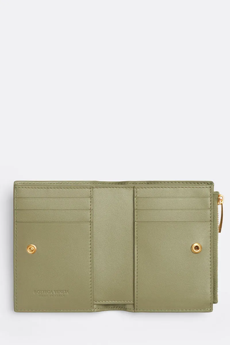 Small Bi-Fold Zip Wallet