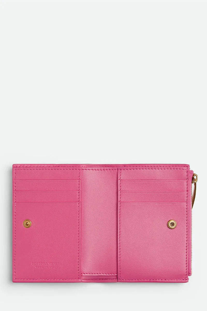 Small Bi-Fold Zip Wallet