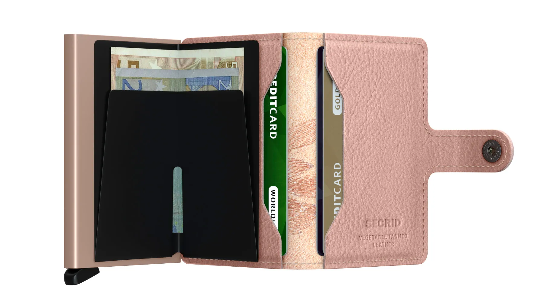 Stitch Magnolia Leather Miniwallet