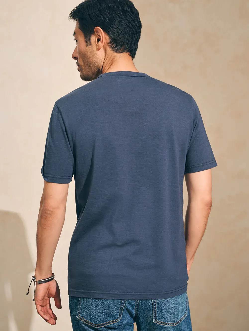 Sunwashed Pocket Tee - Dune Navy