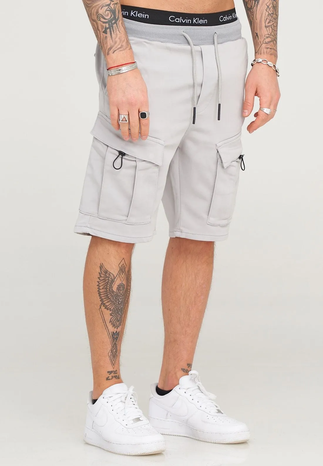 Sweat-Shorts Cargo GF-79045 Grau