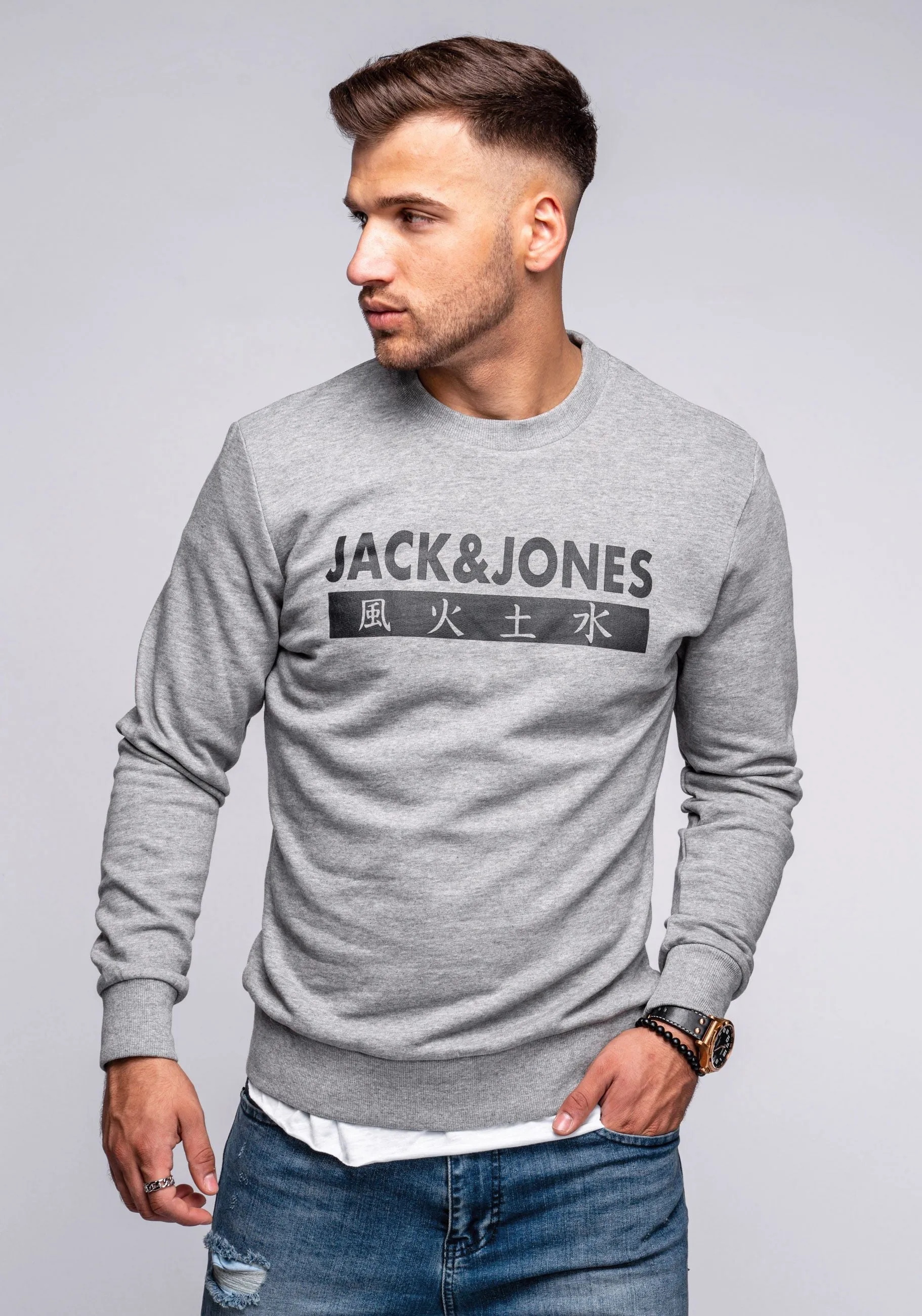 Sweater ELEMENTS grau