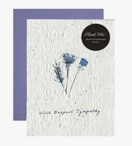 Sympathy Plantable Greeting Card