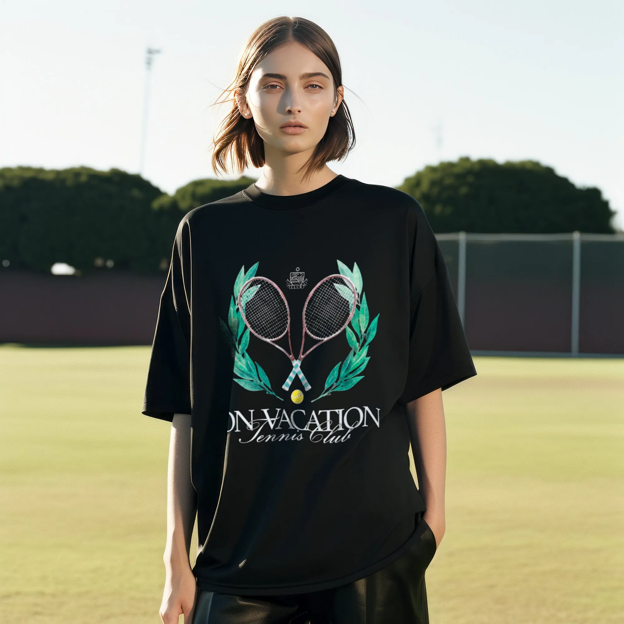 Tennis T-Shirt - Black