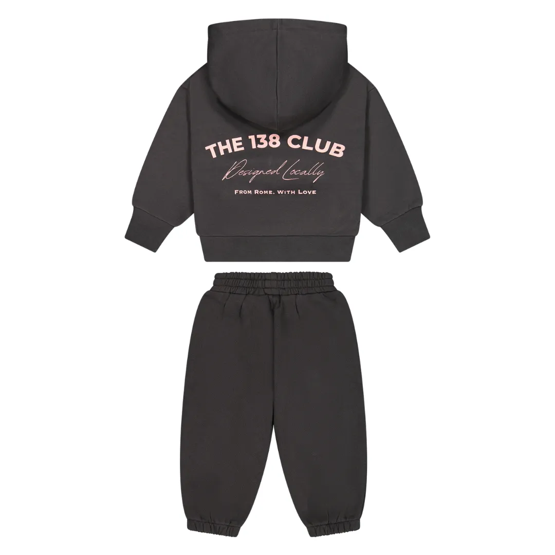 THE 138 CLUB KIDS TRACKSUIT SET - CHARCOAL