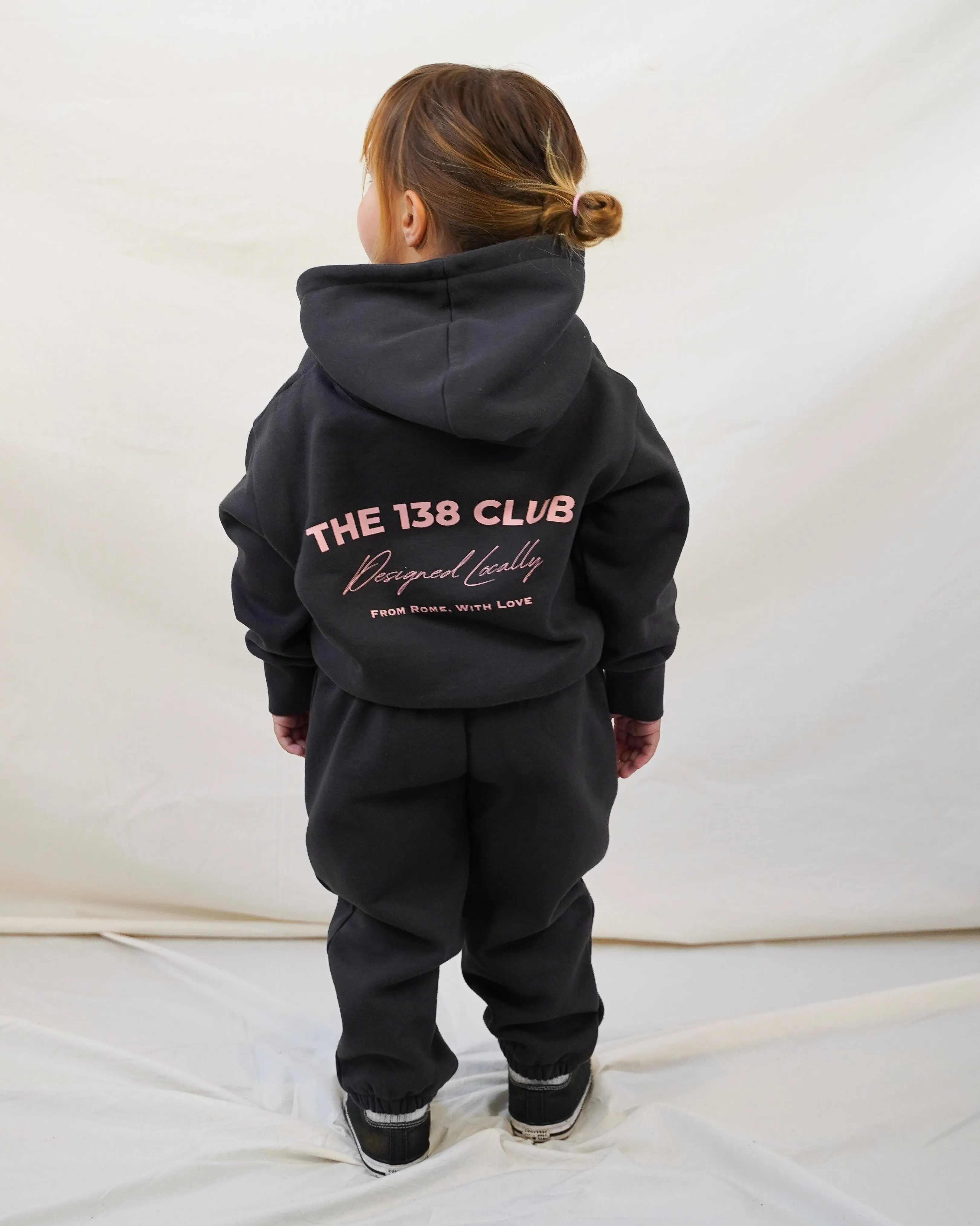 THE 138 CLUB KIDS TRACKSUIT SET - CHARCOAL