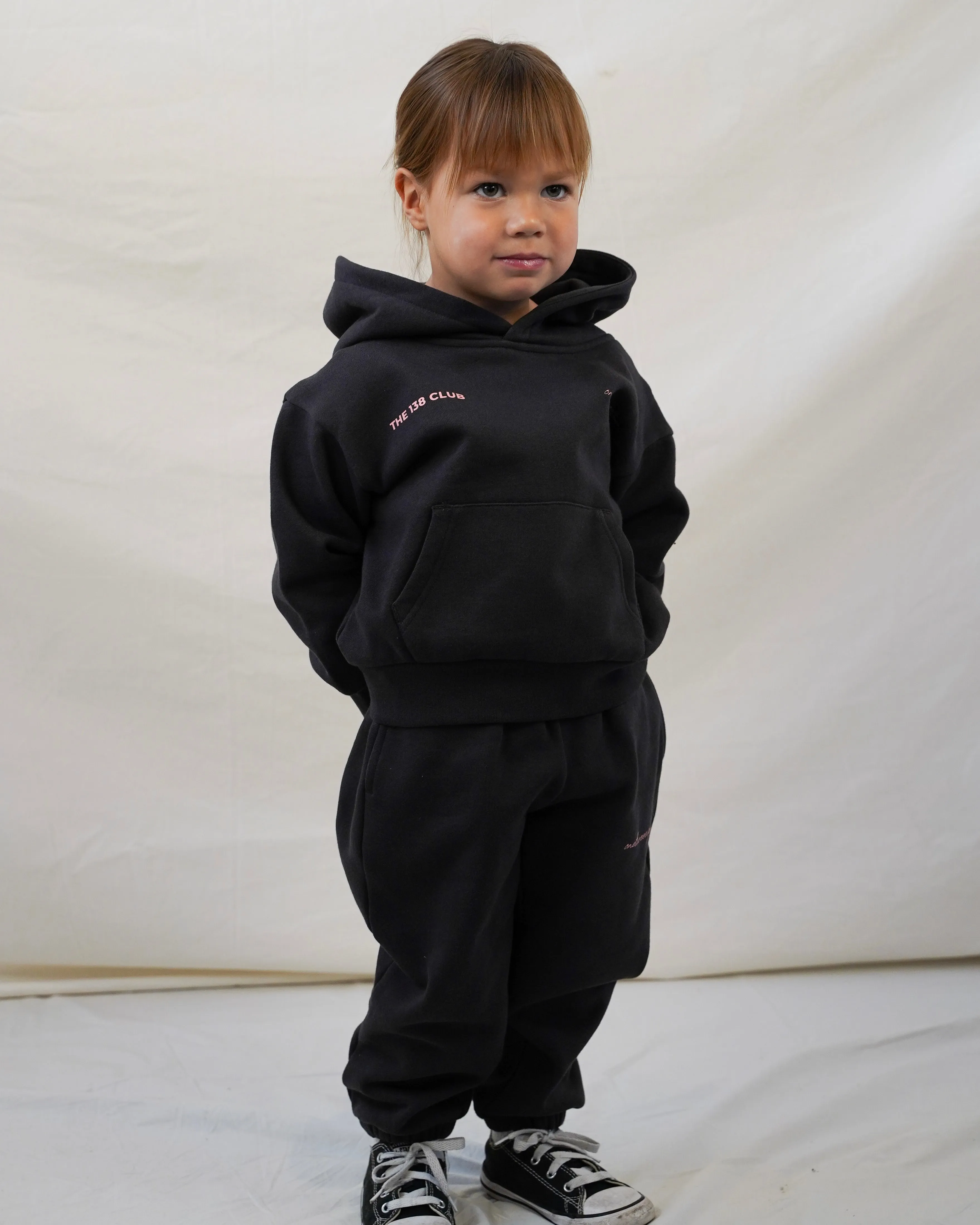 THE 138 CLUB KIDS TRACKSUIT SET - CHARCOAL