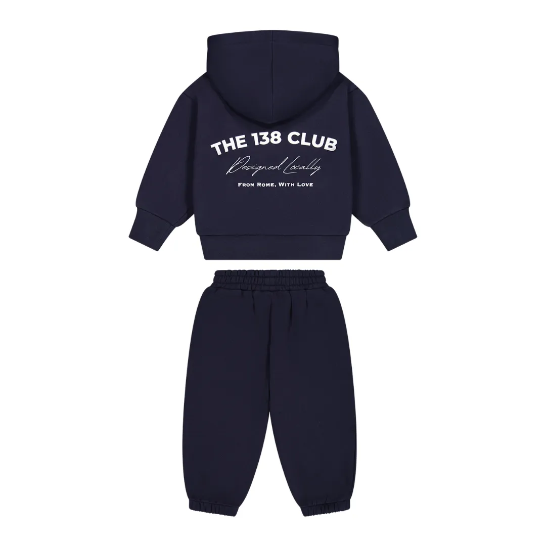 THE 138 CLUB KIDS TRACKSUIT SET - NAVY