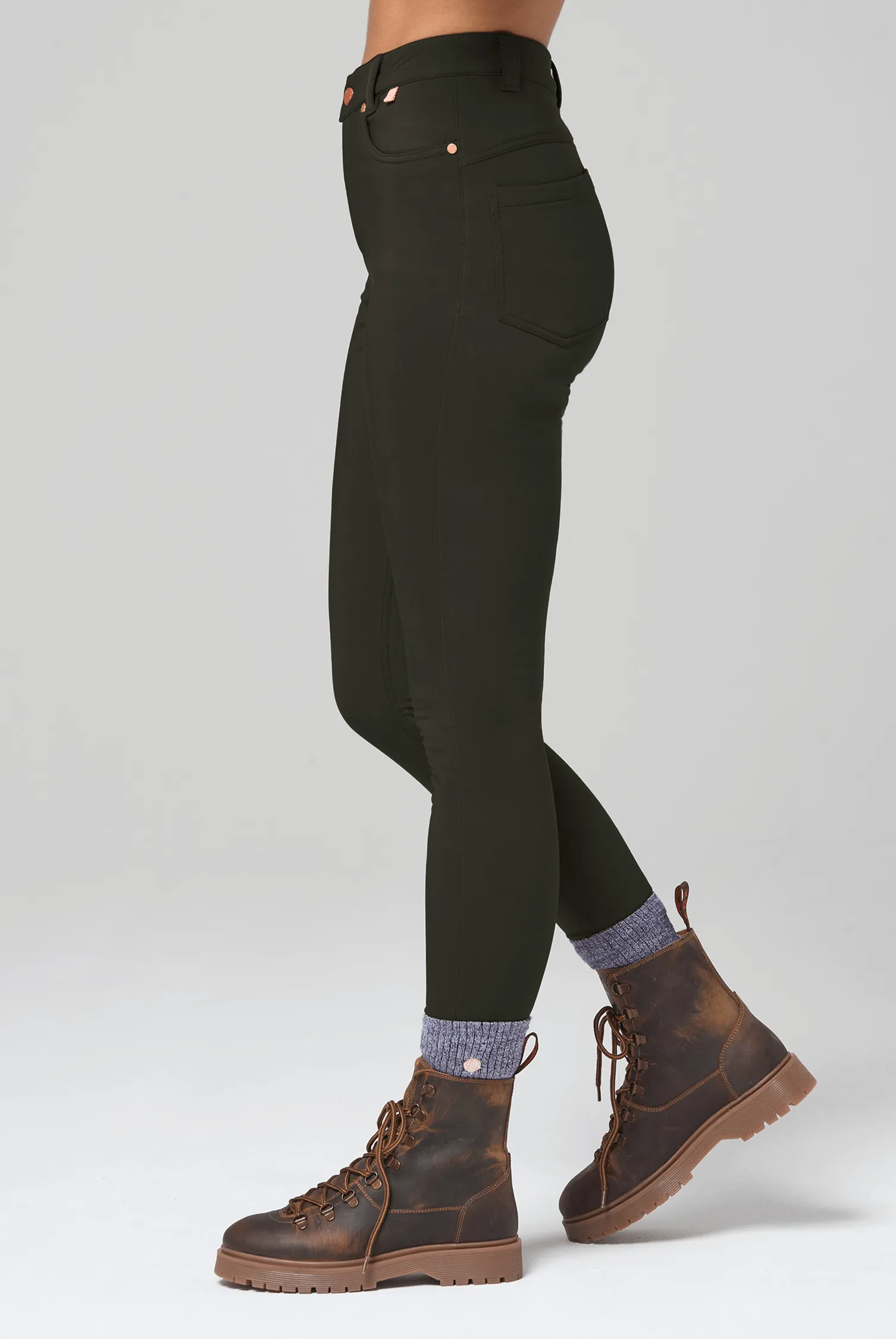 Thermal Skinny Outdoor Pants - Espresso