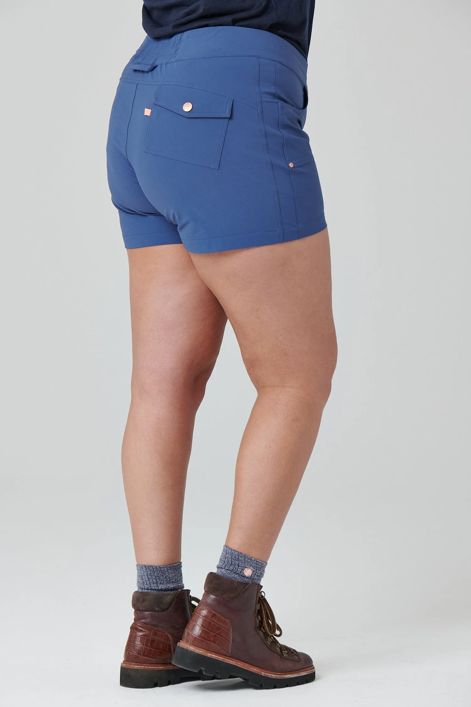 Trek Shorts - Steel Blue