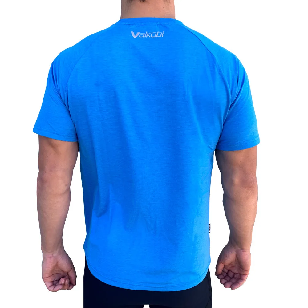 UV Performance S/S Tech Tee - Cyan