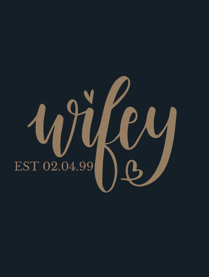 WIFEY SWEATER - BLACK