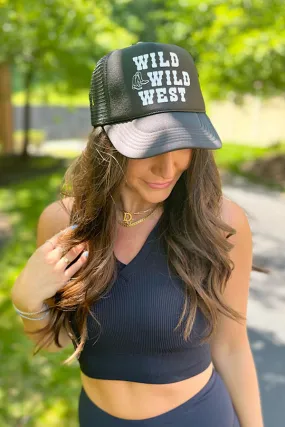 Wild Wild West Black Trucker Hat