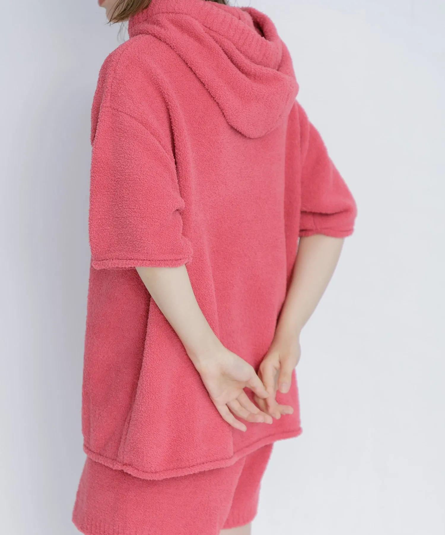 【WOMEN】nestwell FINCH < Half Sleeve Nest Hoodie >