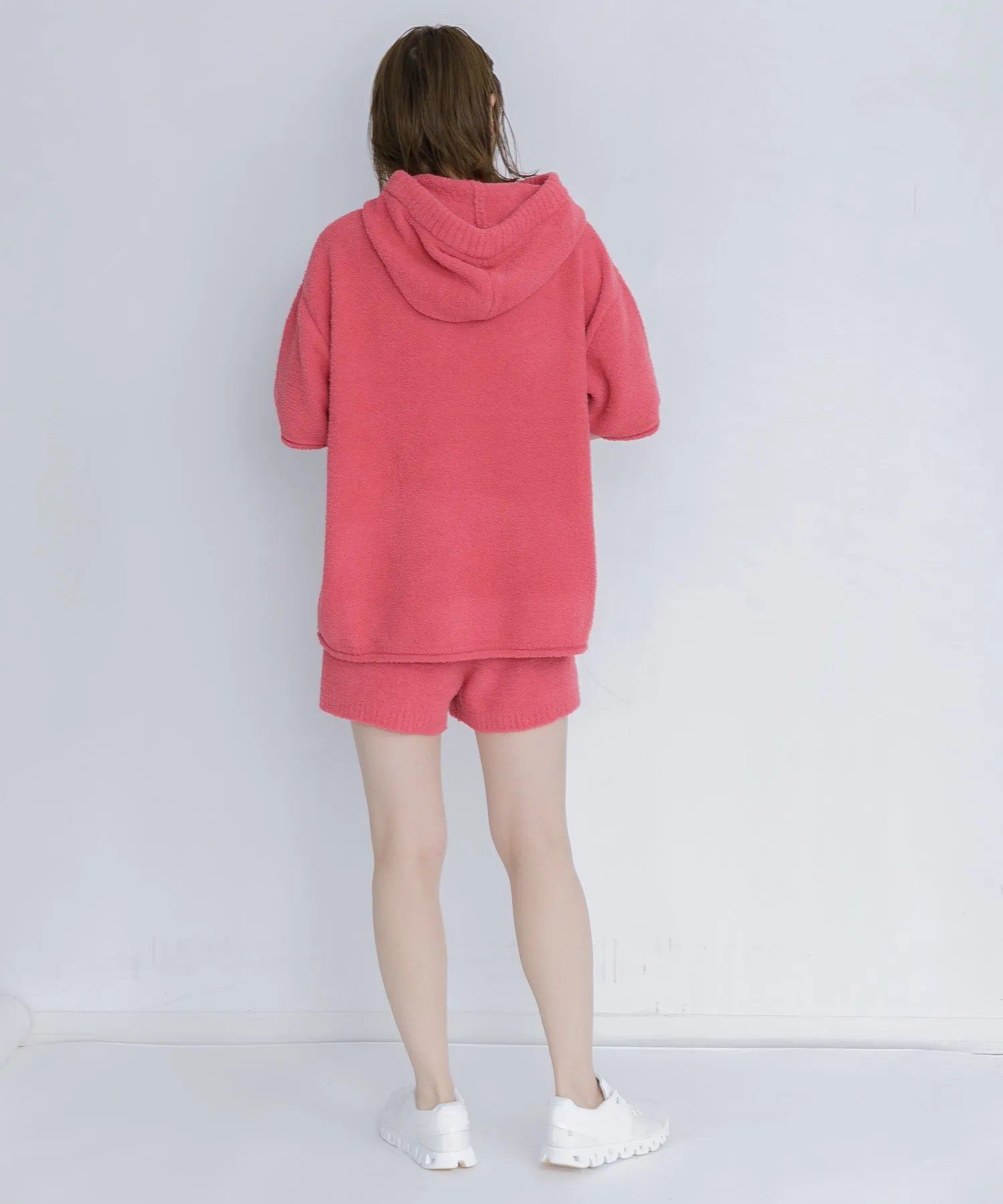 【WOMEN】nestwell FINCH < Half Sleeve Nest Hoodie >