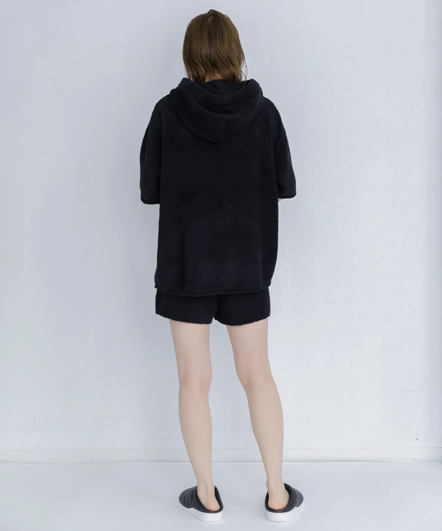 【WOMEN】nestwell FINCH < Half Sleeve Nest Hoodie >