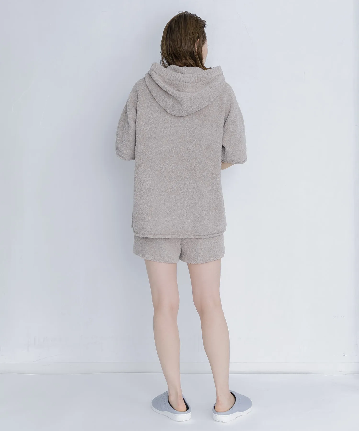 【WOMEN】nestwell FINCH < Half Sleeve Nest Hoodie >