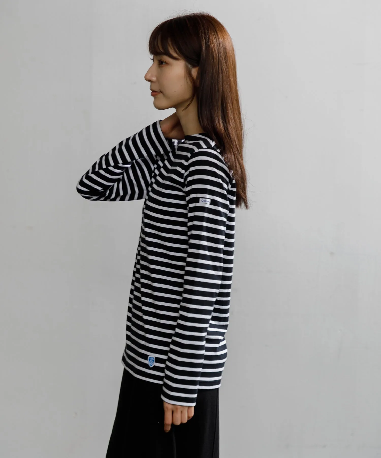 【WOMEN】ORCIVAL BFJ_BOAT NECK L/S P.O.