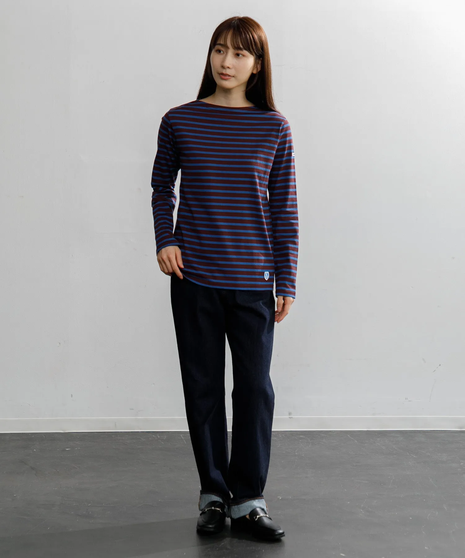 【WOMEN】ORCIVAL BFJ_BOAT NECK L/S P.O.