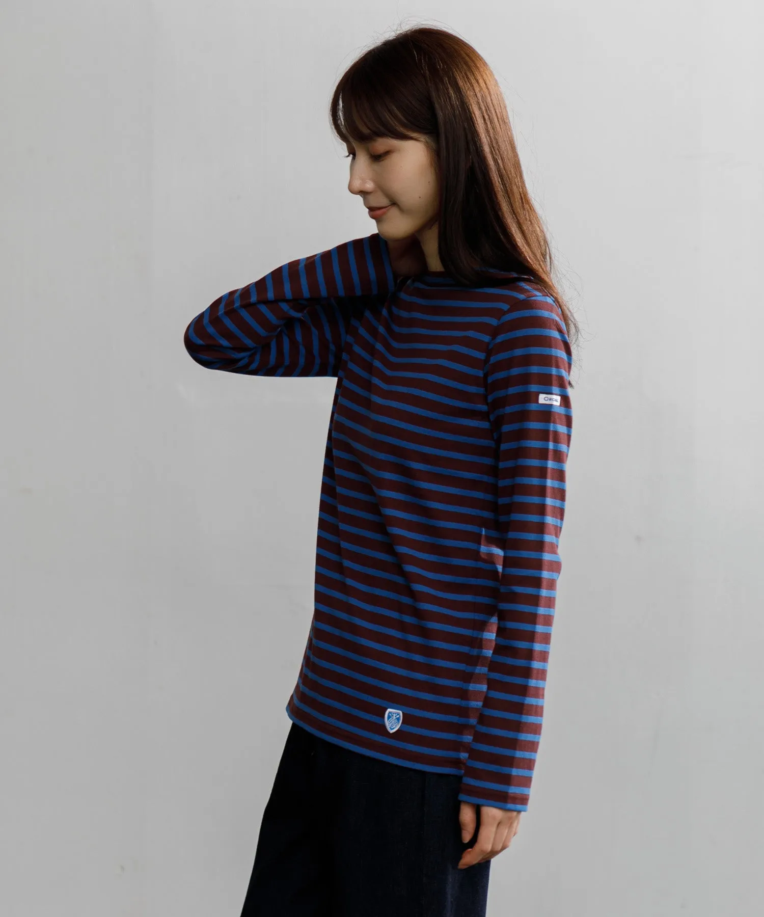 【WOMEN】ORCIVAL BFJ_BOAT NECK L/S P.O.