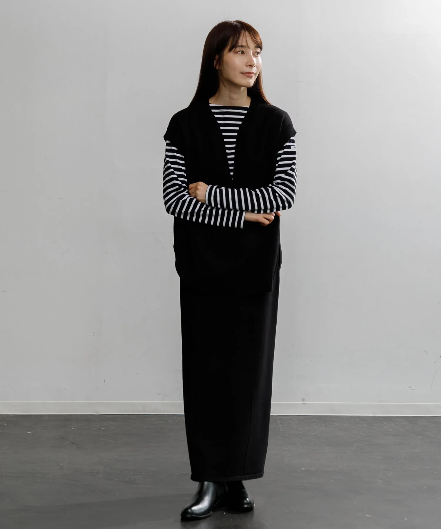 【WOMEN】ORCIVAL BFJ_BOAT NECK L/S P.O.