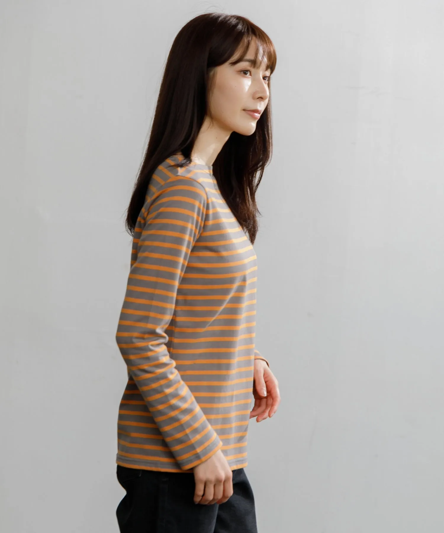 【WOMEN】ORCIVAL BFJ_BOAT NECK L/S P.O.