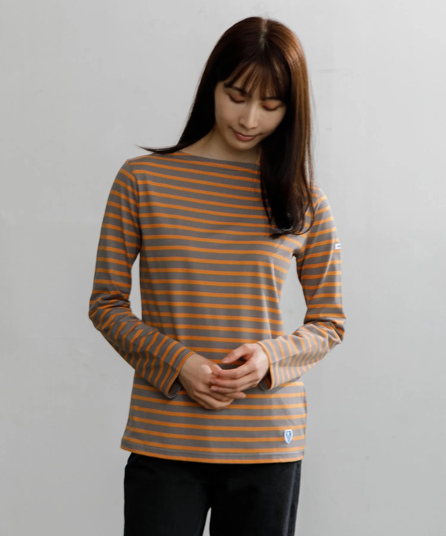 【WOMEN】ORCIVAL BFJ_BOAT NECK L/S P.O.