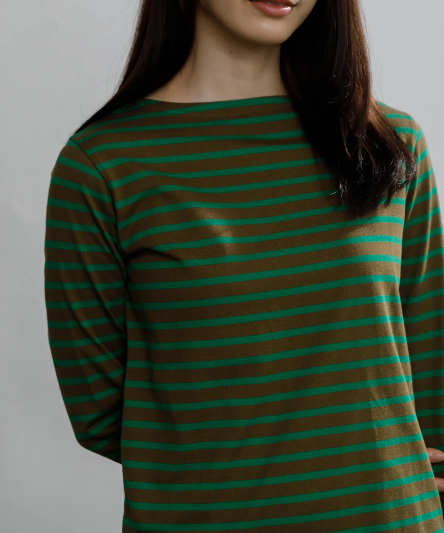 【WOMEN】ORCIVAL BFJ_BOAT NECK L/S P.O.