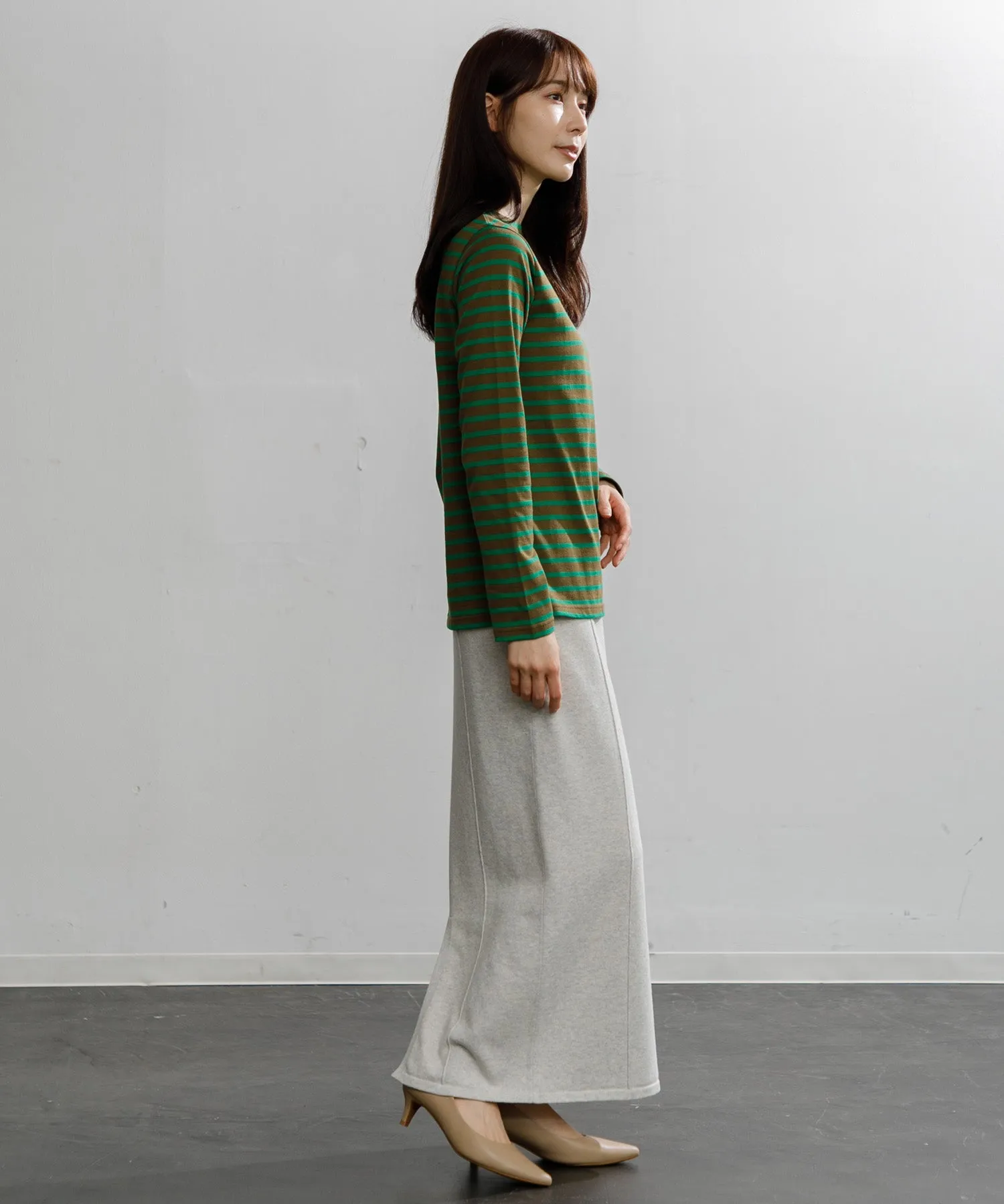 【WOMEN】ORCIVAL BFJ_BOAT NECK L/S P.O.