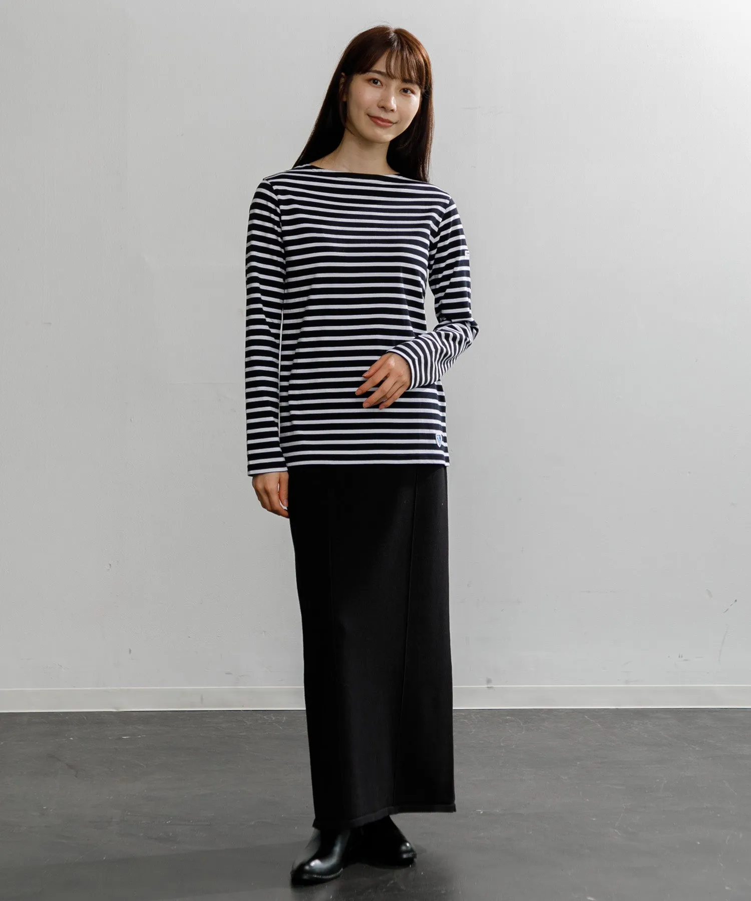 【WOMEN】ORCIVAL BFJ_BOAT NECK L/S P.O.