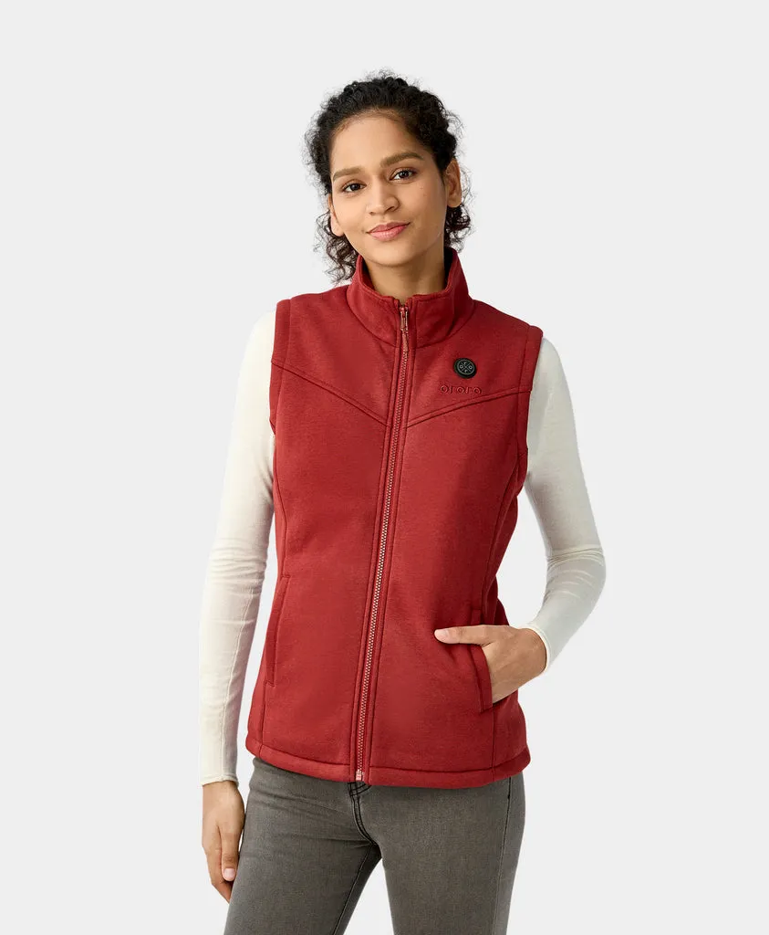 Women's Heated Fleece Vest (Apparel Only)