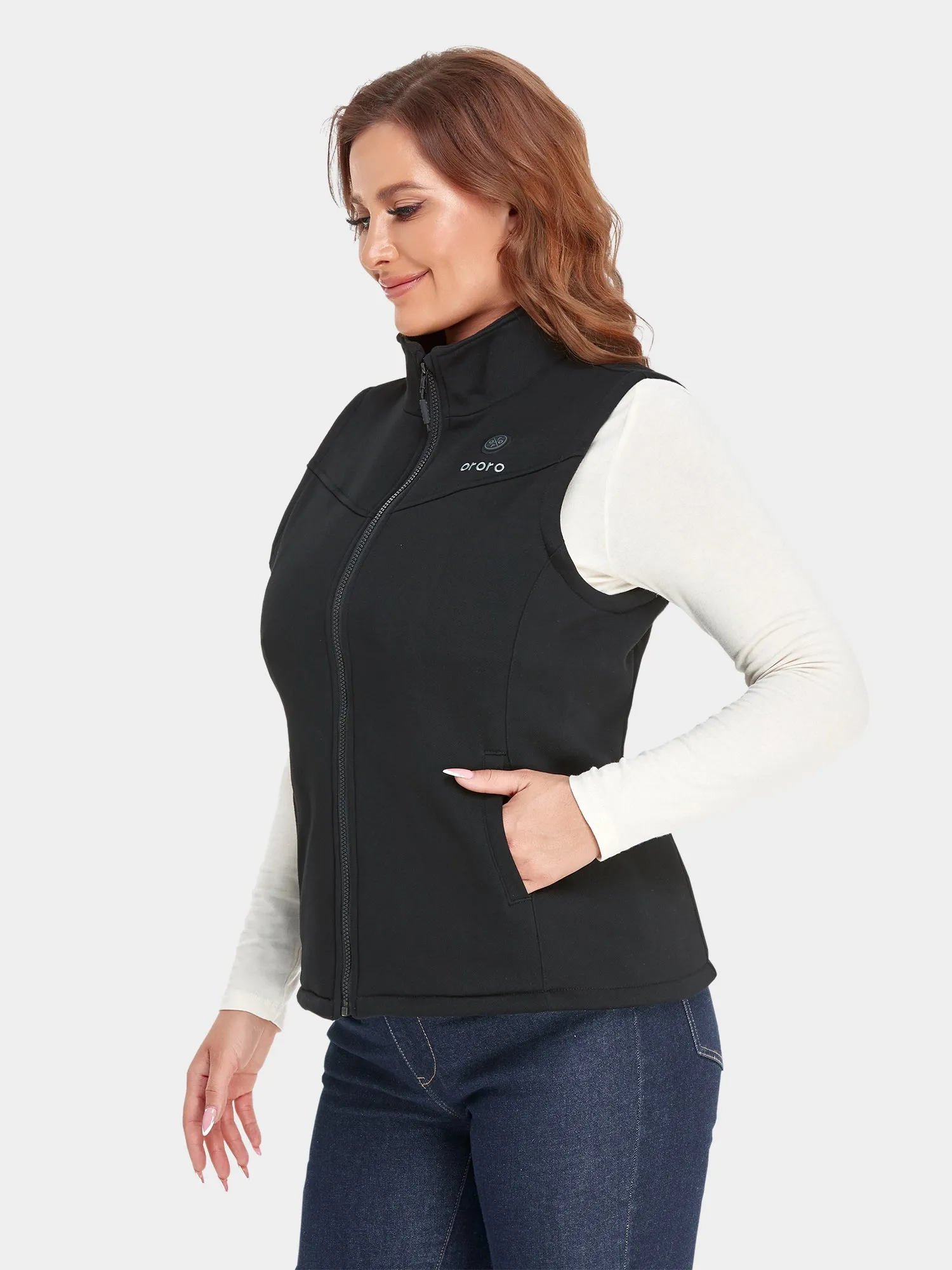 Women's Heated Fleece Vest (Apparel Only)