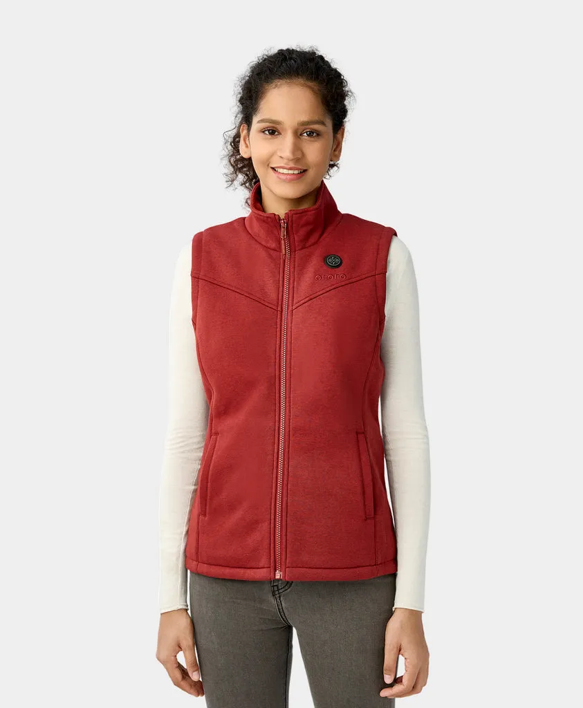 Women's Heated Fleece Vest (Apparel Only)