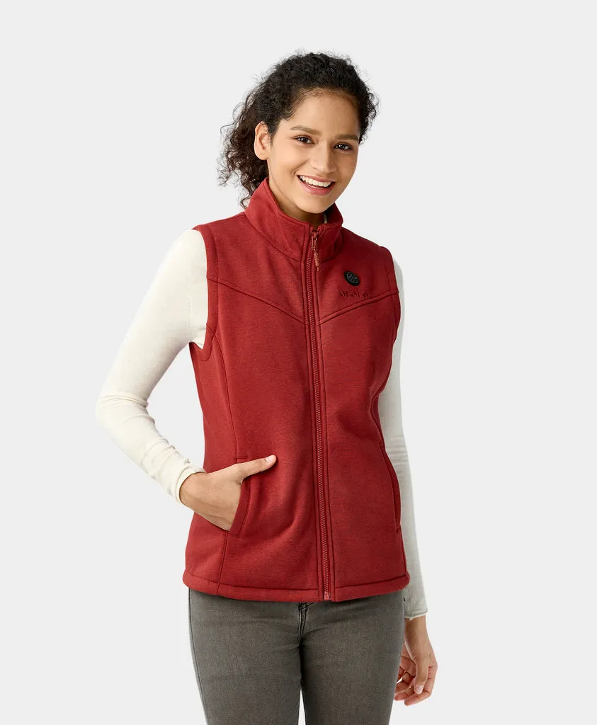 Women's Heated Fleece Vest - New Colors