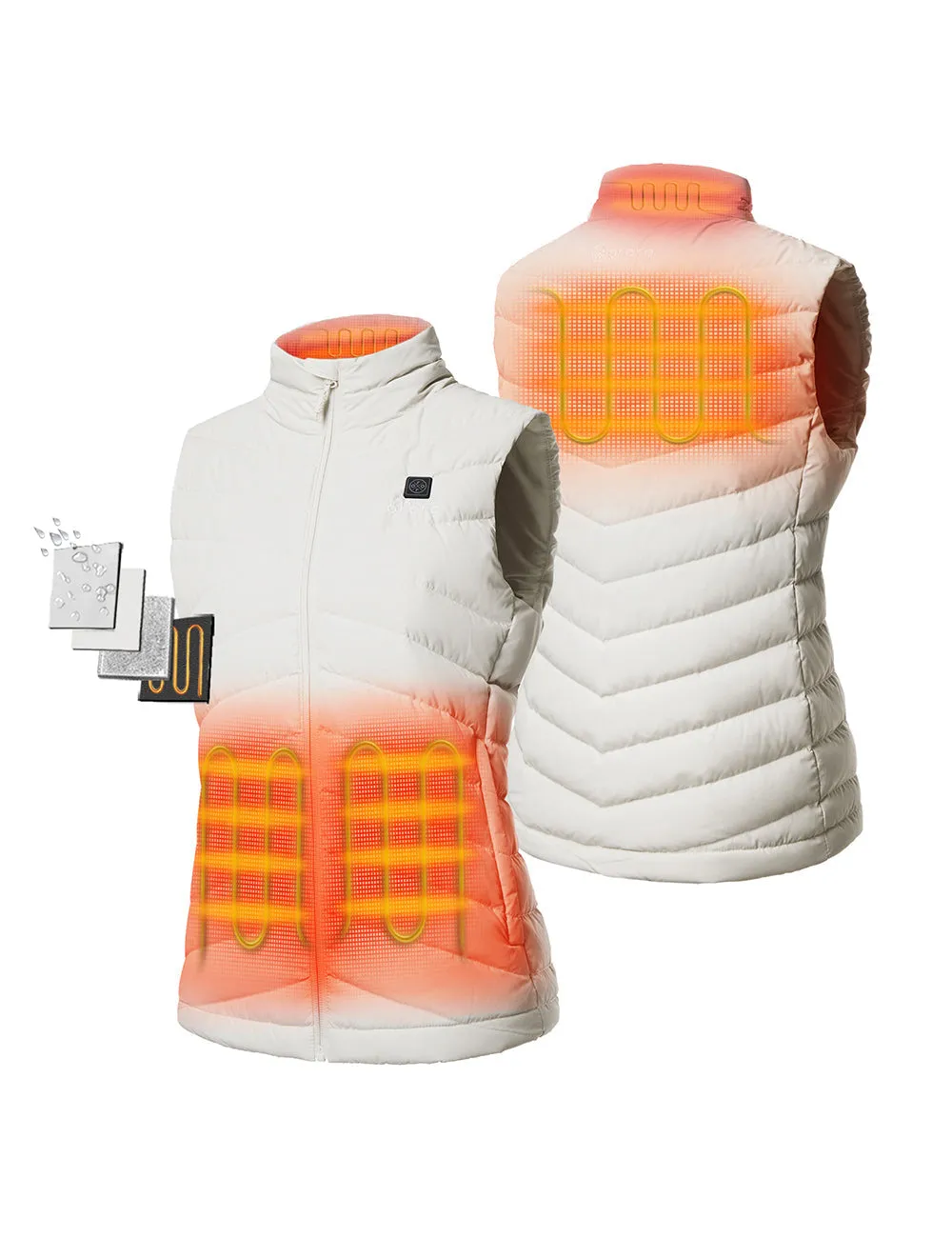 Women's Heated Lightweight Down Vest