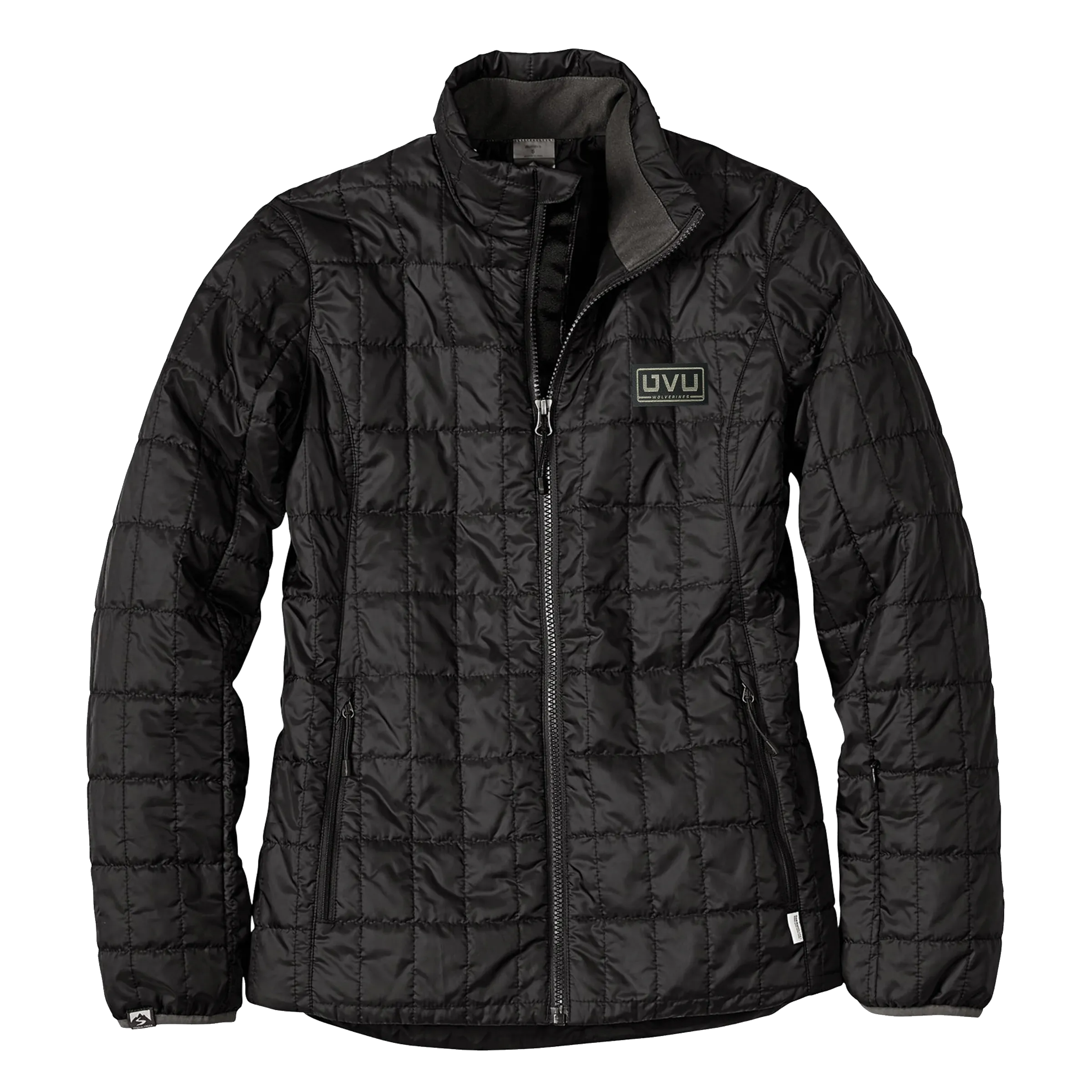 WOMEN’S STORM CREEK THERMOLITE TRAVELPACK JACKET- Pleather Mono Patch