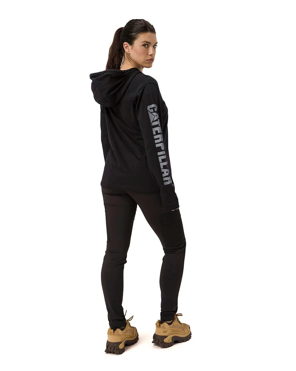 Women's UPF Banner Hooded T-Shirt