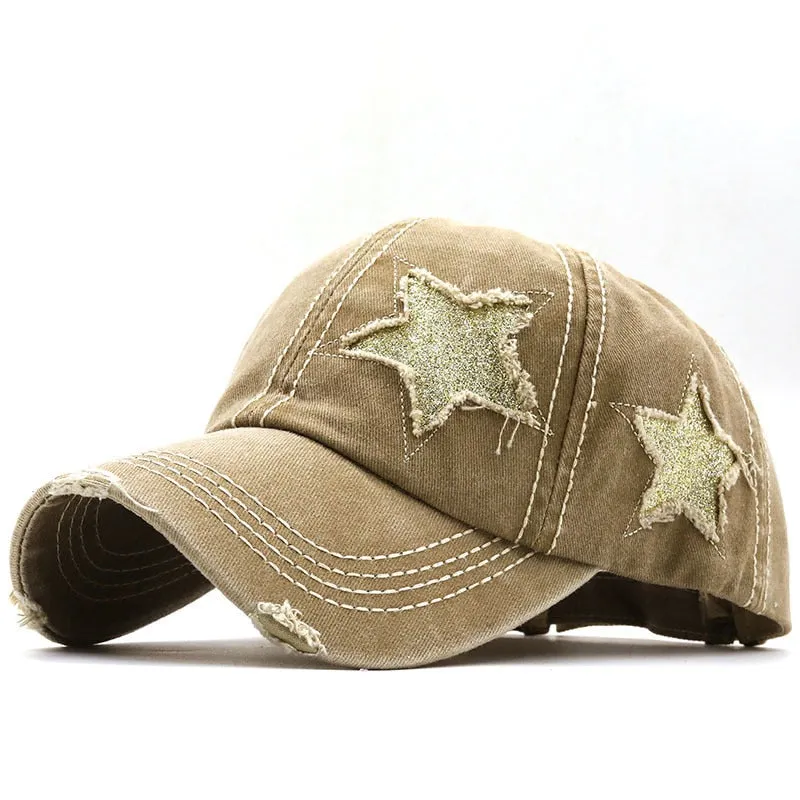 Y2K Vintage Style Star Cap