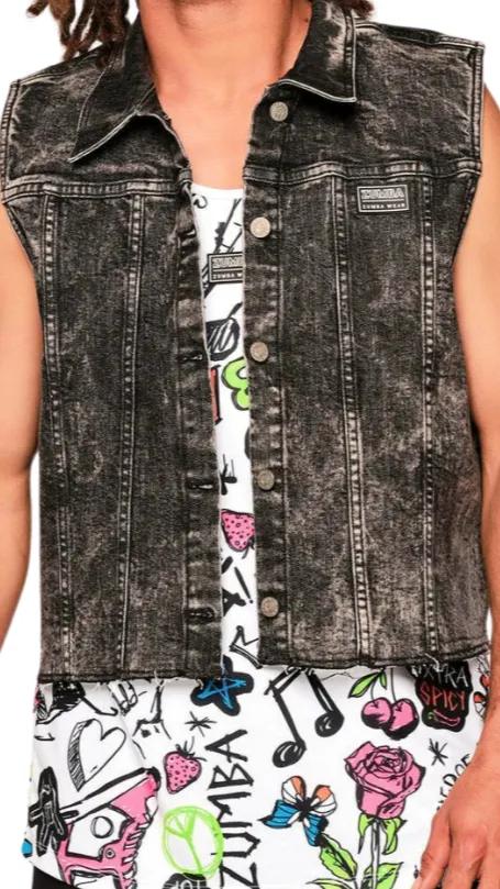 Zumba Fired Up Denim Vest